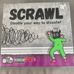 Scrawl Doodle Your Way to Disaster Party Game Big Potato Target Exclusive New